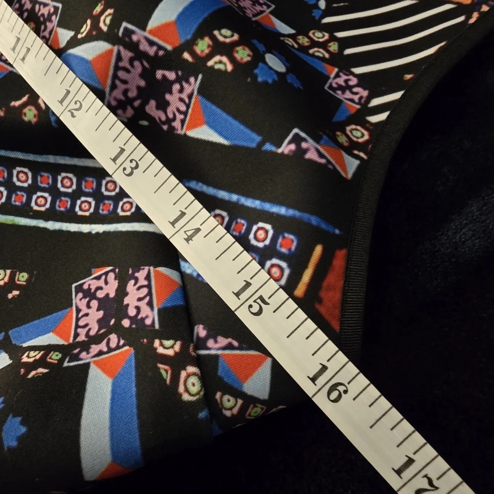 Clover Canyon Stained Glass Neoprene Dress Size M - Picture 9 of 11